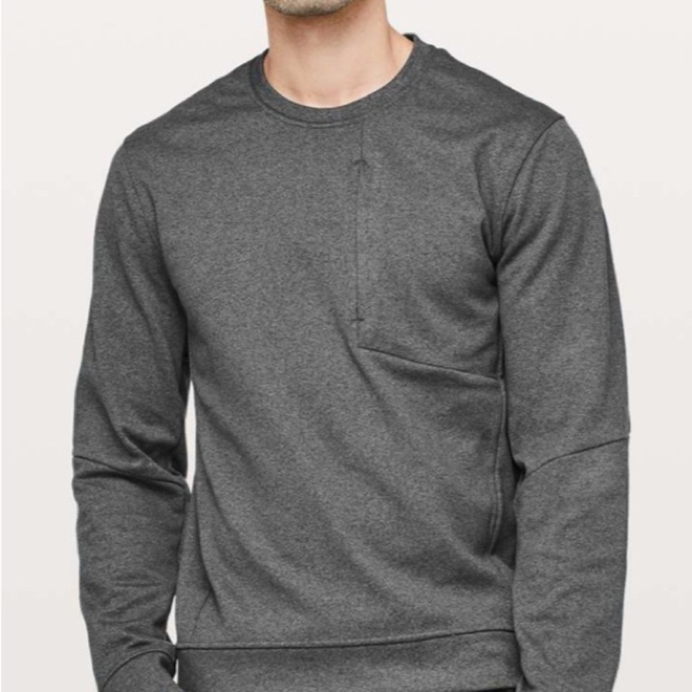 Lululemon Men’s City Sweat Crew NWT Size XXL Heather Gray